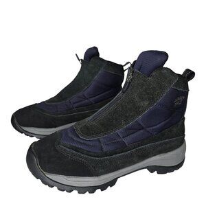 Cabelas Thinsulate Insulated Winter Boots Size 8D Black & blue Slip-Resistant